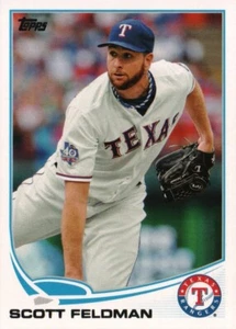 2013 Topps Baseball #39 - Scott Feldman - Texas Rangers   13-346 - Picture 1 of 2