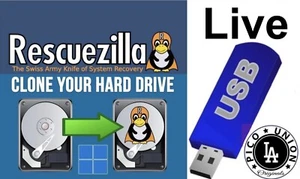 Essential Tool System Recovery Extraordinaire RESCUEZILLA 8GB Bootable USB - Picture 1 of 1