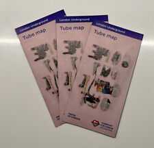 NEW! Current Edition - (3x) TFL London Underground Tube Map - May 2023