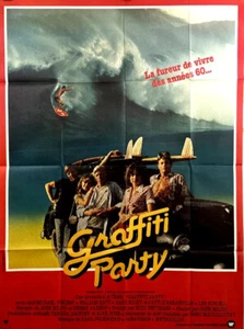 SURF MALIBU Jan-M Vincent BIG WEDNESDAY John Milius 1978 FRENCH POSTER 47x63 - Picture 1 of 1