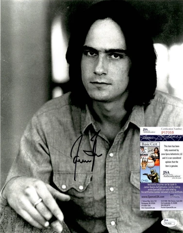 James Taylor Signed 11x14 Photo w/ JSA COA #P17059 Cover