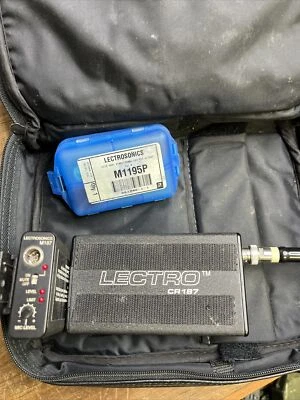 Lectrosonics CR187 Set Receiver  w/ Antenna  Plus M187 Transmitter  & M1195P MIC - Image 1 of 4