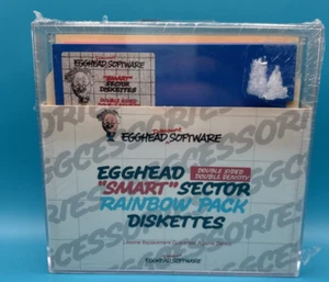 Vintage Egghead Smart Sector Rainbow Pack 5.25" Diskettes – SKU# 344259 – SEALED - Picture 1 of 6