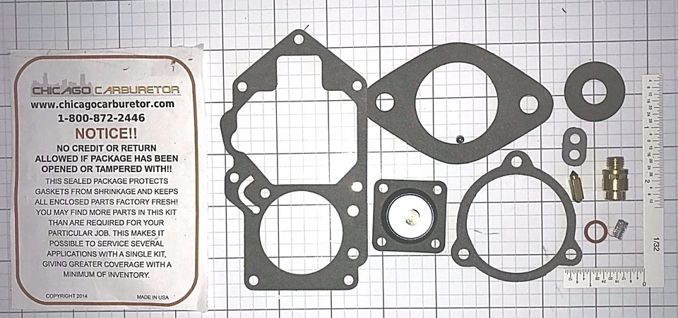 KIT CARBURADOR FORD CORTINA 1250 1969 70 MODELO MOTORCRAFT MOTORES DE 4 CILINDROS Foto 1 de 1