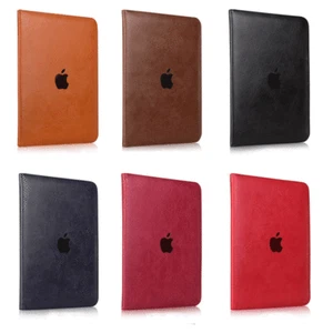 Luxury Leather Stand Smart Case Cover For iPad 9 8 7 6 Air 2 5 Mini 4 Pro 12.9 - Picture 1 of 18