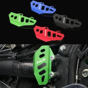 For Kawasaki KLR650 2008-2018 KLR LOGO Rear Brake Fluid Reservoir Guard Cover - Picture 1 of 26