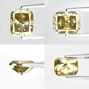 2,04 quilates - ALGT - Diamante natural elegante amarillo grisáceo marrón sin tratar - Imagen 1 de 5