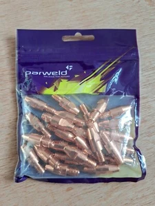 Parweld B4014-10 Binzel MB36 Contact Tip – .040″ 1.0mm M8 – 25pk - Picture 1 of 2