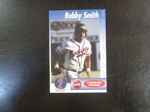 1995 Coca Cola Sports Print Greenville Braves Bobby Smith (B60) Atlanta Braves