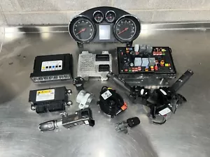 Vauxhall Astra J Mk6 1.4 Petrol A14XER ECU Kit Lock & Key Set 12654172 13586588 - Picture 1 of 17
