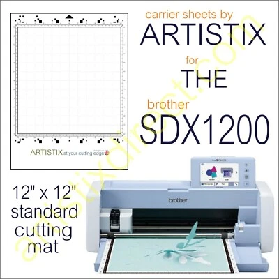 Scan N Cut SDX Artistix Pro Cutting Mat Carrier Sheet Scanncut 12 x 12 Brother