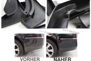 Passend für VW PASSAT B6 Schmutzfängersatz 4 Stück Spritzschutz Schutzblech Karo - Bild 1 von 12