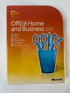 Microsoft Office Home & Business 2010 Software Suite New Sealed - Afbeelding 1 van 5