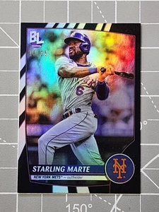 2023 TOPPS BIG LEAGUE BASEBALL Starling Marte  #'d/25 SSP NEW YORK METS - Picture 1 of 9