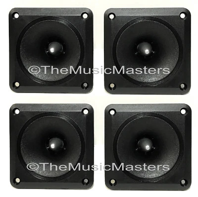 4 Pack 3.5" inch Flush Mount Piezo Super Horn Tweeters Speakers Car Home Studio - Image 1 of 4