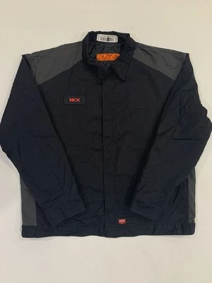 Red Kap Mechanic Technician Work Jacket Mens 2XL Industrial Auto Uniform #B05 - Image 1 of 4