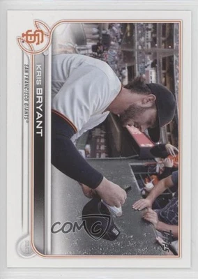 2022 Series 1 Image Variation SP (Horizontal Signing Autographs) Kris Bryant #86 - Image 1 of 2