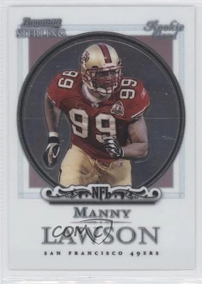 2006 Bowman Sterling Manny Lawson #15 Rookie RC - Image 1 of 2