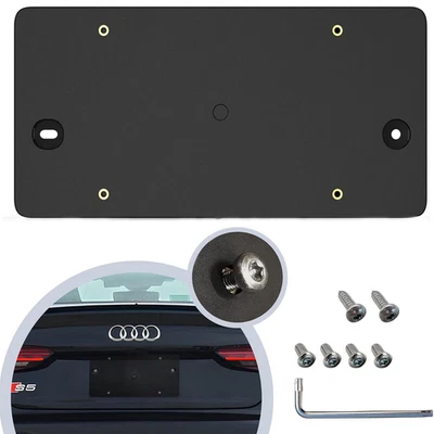Rear License Plate Bracket Tag Holder for 2013-2023 AUDI A4 S4 RS4 A5 S5 Q5 RS5 Foto 1 de 4