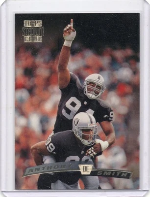 1996 Topps Stadium Club - Anthony Smith #97 Oakland Raiders - Image 1 of 2