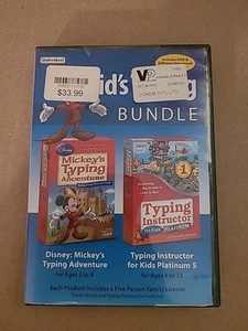 Kid's Typing Bundle Disney Mickey’s Typing Adventure & Typing Instructor DVD/DL - Picture 1 of 2