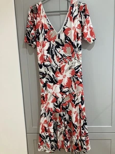 Kaleidoscope colourful Summer Party Dress size 20 vgc lined (K22/4) - Picture 1 of 7