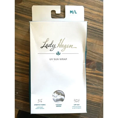 Lady Hagen UV Sun Wrap Hombro Cubre Ligero Elastizado Gris M/L Foto 1 de 4