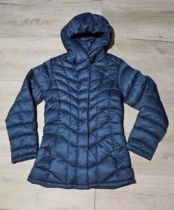 Chaqueta Patagonia Downtown Loft para mujer plumón de ganso acolchado con capucha azul talla XS - Imagen 1 de 5