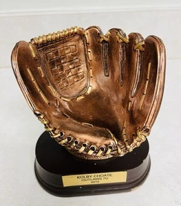 Baseball Holder Trophy with 3 Lines of Custom Text - Picture 1 of 7