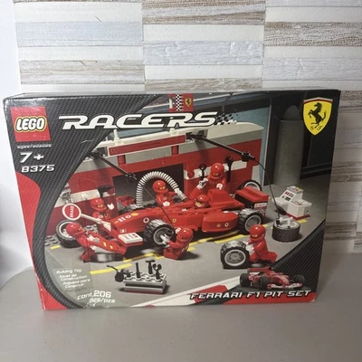 LEGO Racers: Ferrari F1 Pit Set (8375) Nuevo/Sellado-Retirado 🔥 Enviamos desde EE. UU. Foto 1 de 4