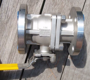 FLO-TITE F150 2" Stainless Steel Ball Valve New Open Box - Picture 1 of 7