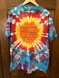 Vintage Jesus Shirt Mens XL Tye Die John 20:27 Graphic Christian - Picture 1 of 5