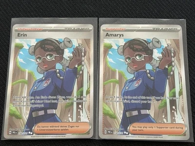 Pokémon Amarys 132/131 Full-Art Ultra Rare • Prismatic Evolutions • EN/German NM - Bild 1 von 4