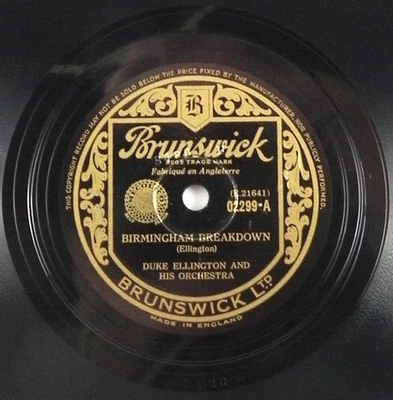 Duke Ellington – Birmingham Breakdown / Jolly Wog 1934 UK Brunswick 02299 78RPM Foto 1 de 4