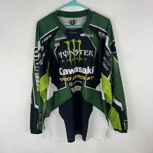 Trikot Thor Phase Monster Energy Kawasaki Pro schwarz grün Größe XL - Bild 1 von 5