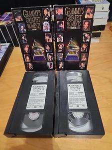 Grammy's Greatest Moments VHS Vol 1 & Vol 2 OOP Michael Jackson Billy Joel - Picture 1 of 6