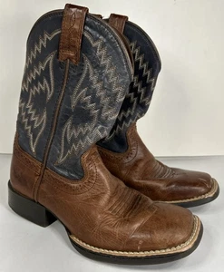 Ariat Boys' Tycoon Western Boot Square Toe Style 10021591 Youth Size 13 - Picture 1 of 13