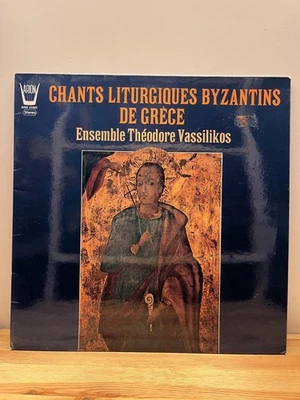 Chants Lithurgiques Byzantins de Grece - Ensemble Theodore Vassilikos LP (1979) - Bild 1 von 2