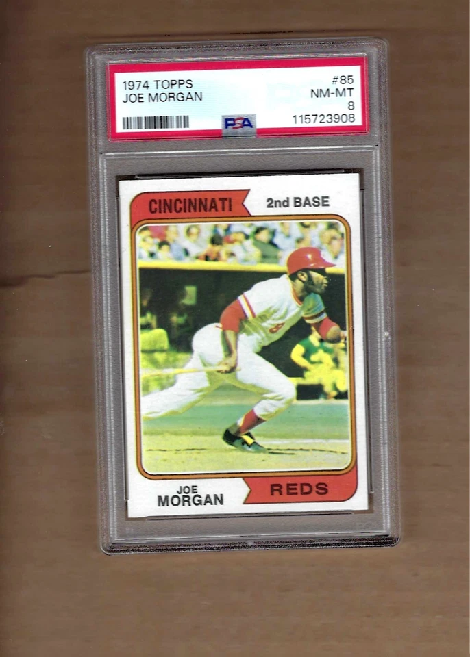 Topps Joe Morgan 1974 # 85 PSA 8 Foto 1 de 1