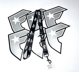Famous Stars And Straps 6 Metallic Sticker Set Lanyard Blink 182 Travis Barker - Picture 1 of 6