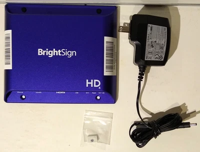 BrightSign HD1024 4K Ultra HD Digital Signage Player, Expanded I/O HD4 WiFi Mint - Image 1 of 4