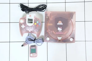 Sega Dreamcast Konsole Hello Kitty Skeleton Pink HKT-3000 getestet s1377M - Bild 1 von 9