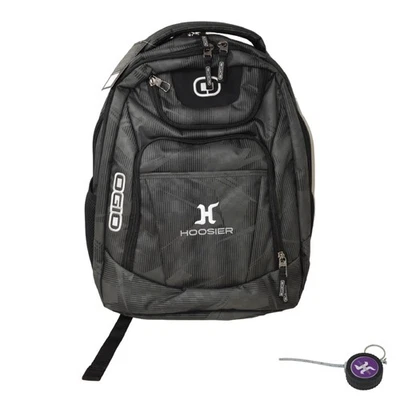Hoosier OGIO Excelsior Backpack - Gray with Dual Main Compartments & Keychain - Image 1 of 4