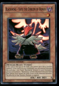 Blackwing - Vayu the Emblem of Honor Super Rare 2010 Collectors Tins CT07-EN012 - Picture 1 of 2