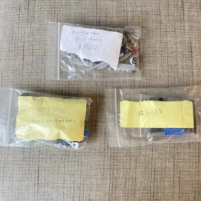 LEGO Star Wars Juegos 75077 75036 8028 Lote de 3 Juegos FALTA LEER SIN MINIFIGURAS Foto 1 de 4