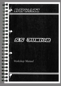 DUCATI 400 SS JUNIOR WORKSHOP MANUAL REPAIR TALLER SERVICE BOOK  PAPER ENGLISH - Imagen 1 de 5