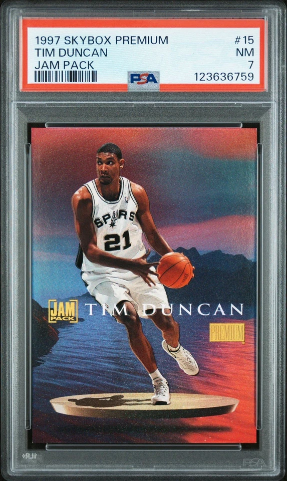 Skybox Premium Jam Packtim Duncan 15 1997 Foto 1 de 3