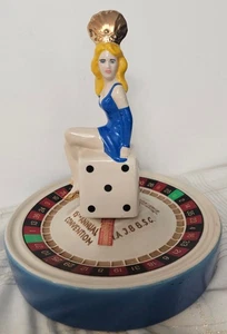 Vintage Caesars Palace Jim Beam Roulette Wheel Empty IAJBBSC - Picture 1 of 8