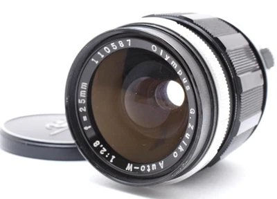 [Casi COMO NUEVO] OLYMPUS G.Zuiko Auto-W 25mm F2.8 MF Gran Angular PEN de Japón - Imagen 1 de 4