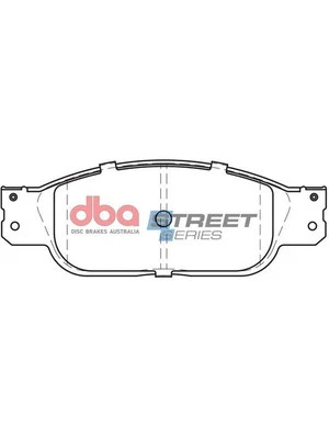 DBA Street Series Brake Pads fits Jaguar S-Type 4.0 X200 V8 (DB1746SS) - image 1 of 4